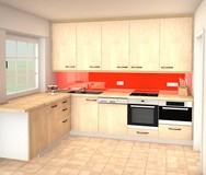 Visualisierung der Küche mit Vectorworks interiorcad
